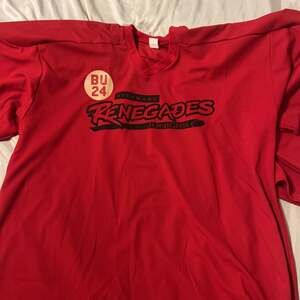Vintage Richmond Renegades Juniors BU 24 Red Hockey Jersey